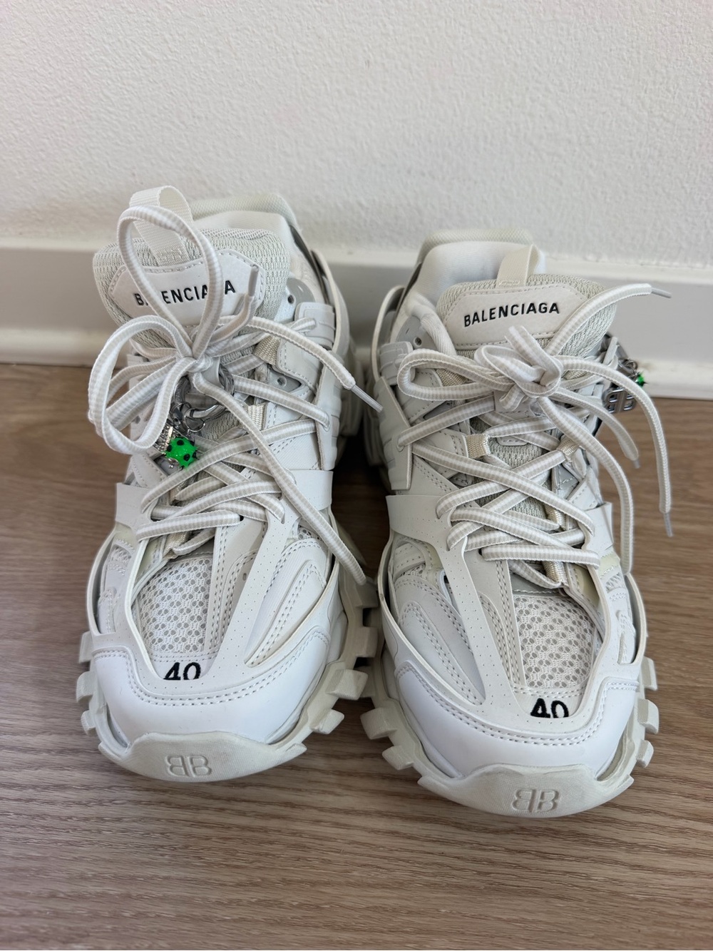 Balenciaga White Track Trainer Sneakers